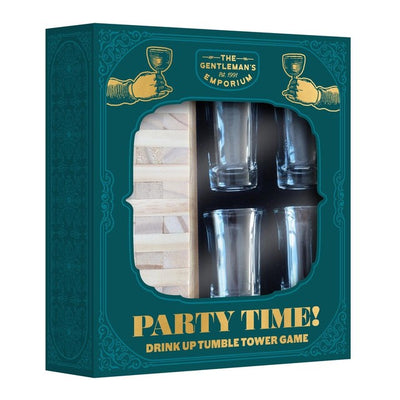 M&S Robert Frederick Gent's Emporium Drink Up Tumble Tower Drinking Game- Buy online at McGrocer