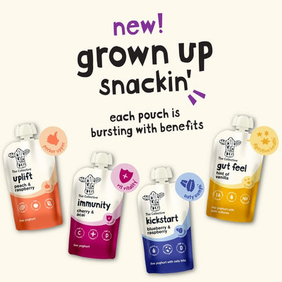 M&S The Collective Uplift Pfirsich & Himbeer Griechischer Joghurt-Beutel 130g – Jetzt bei McGrocer online kaufen