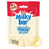 Milkybar Crunchy Pops white chocolate 90g, imported from the UK