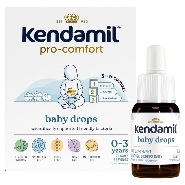 Kendamil Probiotic Baby Drops Gut Health 7.5ml, UK version