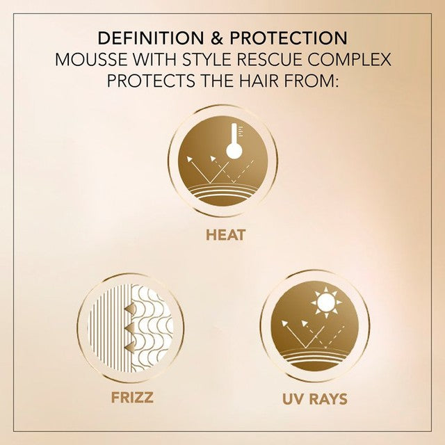 Wella Deluxe Definition & Protection Hair Styling Mousse 200ml (British brand)