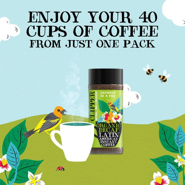 Clipper Latin American Decaf Instant Coffee 100g, UK version