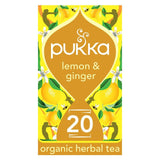 Pukka Herbs lemon ginger manuka honey herbal tea bags 20 bags, imported from the UK