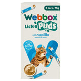 Webbox Lick-e-Puds with Vanilla Cat Treats 5 x 15g