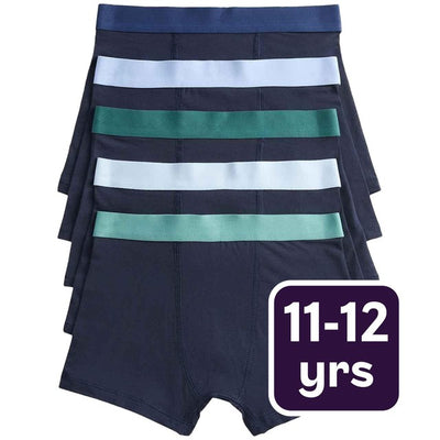 M&S M&S Jungen Core Blau/Grün Slips Unterwäsche 11-12 Jahre Schwarz Mix- Online bei McGrocer kaufen