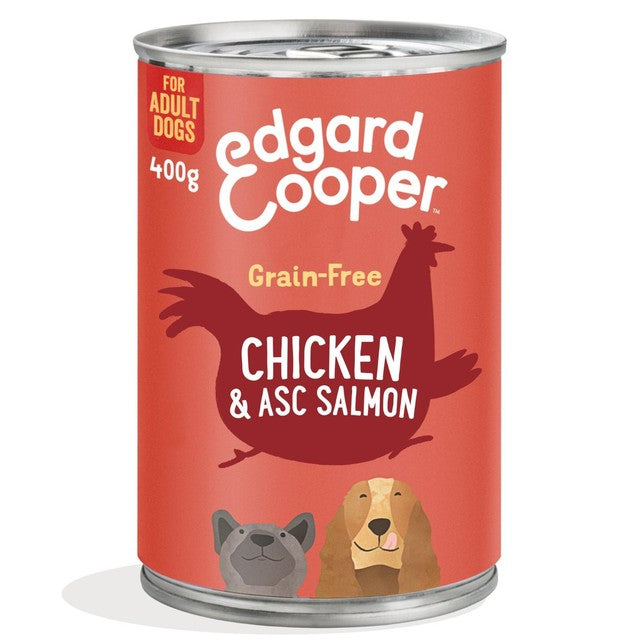 Edgard & Cooper Senior Dog Food Chicken Salmon 400g - British product