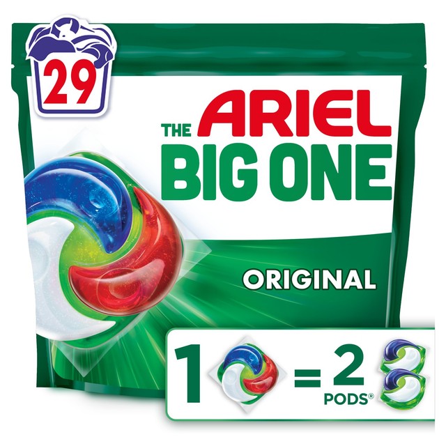 Ariel The Big One Original Washing Pods 29 Washes - British product