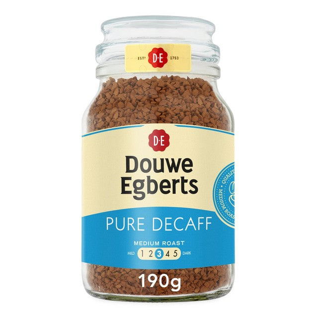 Douwe Egberts Pure Decaff instant coffee 190g - British product