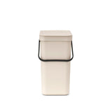 Brabantia Sort & Go waste bin soft beige 12 litre - British product
