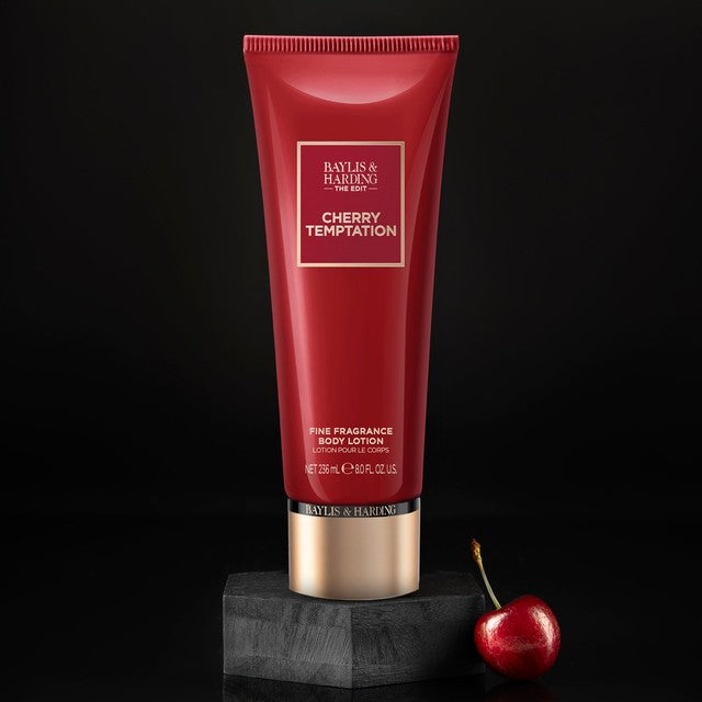 Baylis & Harding Cherry Temptation body lotion, British brand