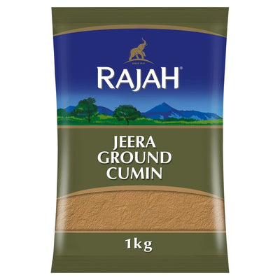 Rajah malt jeera spisskummenpulver krydder 1 kg
