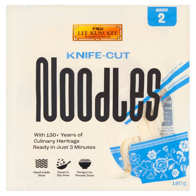 Lee Kum Kee knife-cut noodles 180g - British product