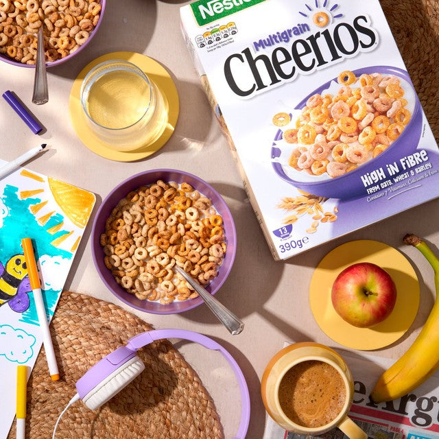Nestle Cheerios multigrain breakfast cereal 390g - British product