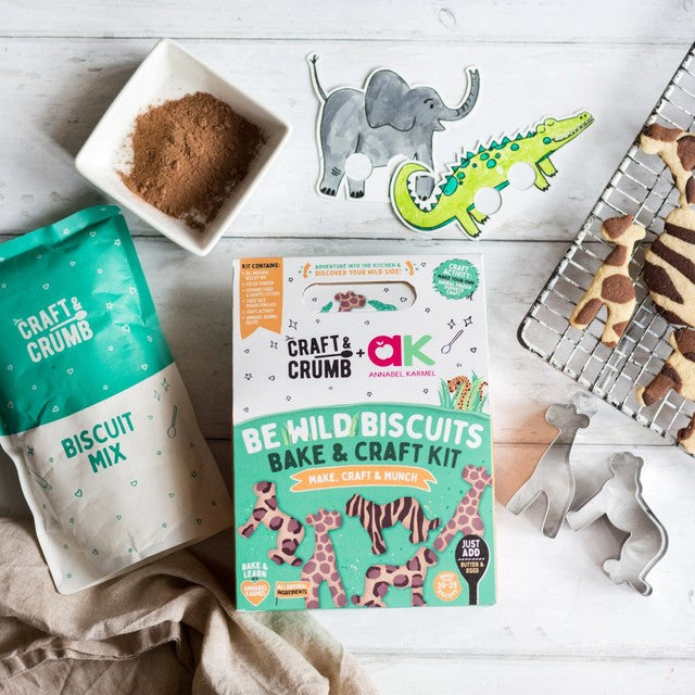 Craft & Crumb Be Wild Biscuits baking kit 235g - British product