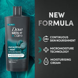 Dove mint and eucalyptus shower gel 700ml - British product