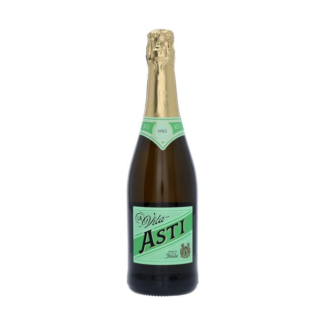 M&S Gibo Asti D.O.C.G Dolce sparkling wine 75cl, imported from the UK