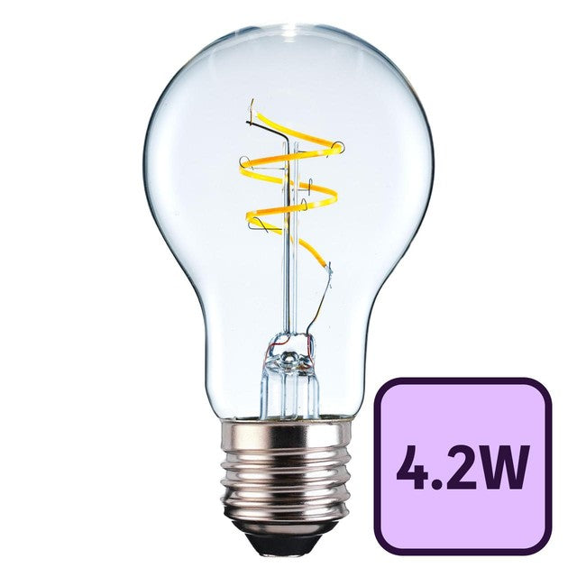 TCP E27 4.2W warm white light bulb (British brand)
