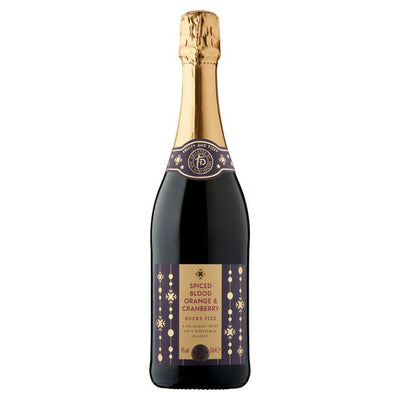 Sainsburys Gewürzter Blutorangen-Passionsfrucht-Beeren-Fizz Probieren Sie den Unterschied 75cl