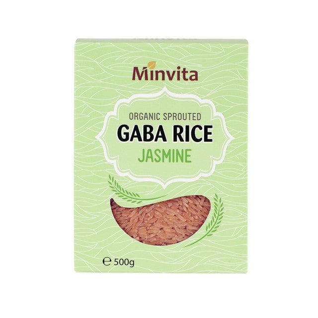 Minvita organic sprouted jasmine GABA rice 500g, imported from the UK
