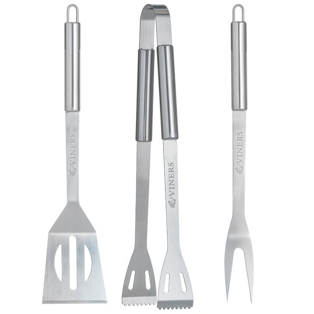 Viners BBQ utensil set 3 piece (British brand)