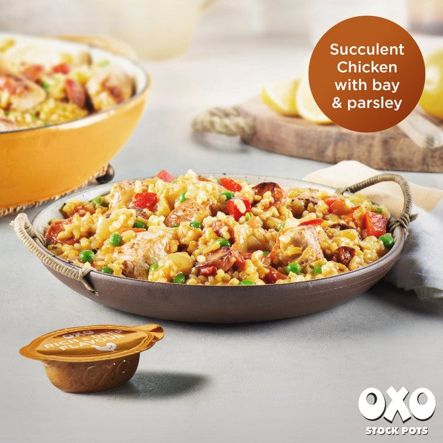 Oxo chicken stock pots 4 x 20g, imported from the UK