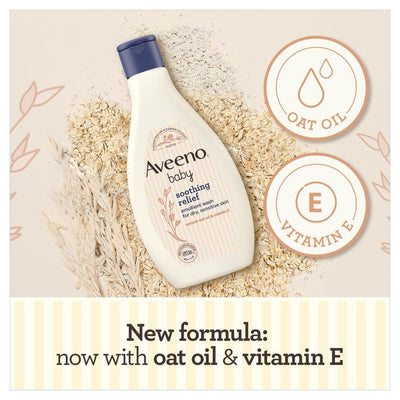 Baby mykgjørende vask med havreolje og vitamin E for tørr, sensitiv hud, 250ml