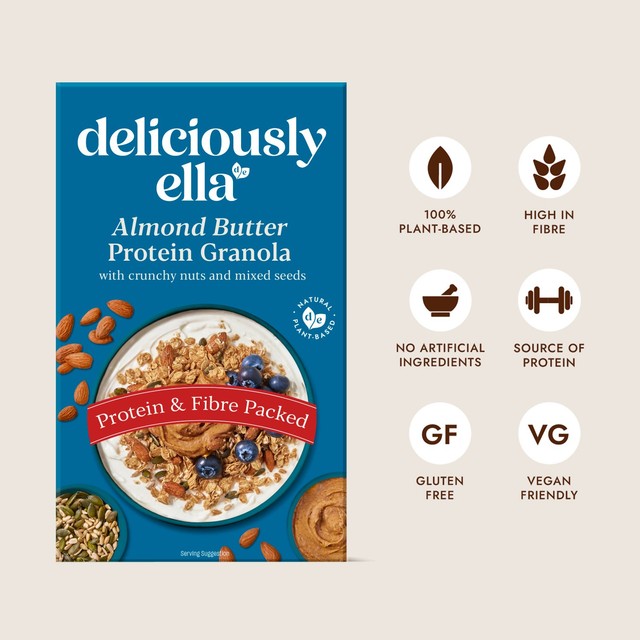 Deliciously Ella Almond Butter Protein Granola 350g - British product