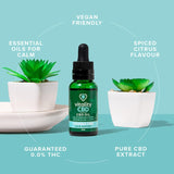 Vitality CBD Calm Support Oil citrus flavour 30ml (British brand)