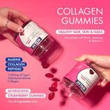 Bioglan Beauty Collagen Strawberry Flavour Gummies - British product