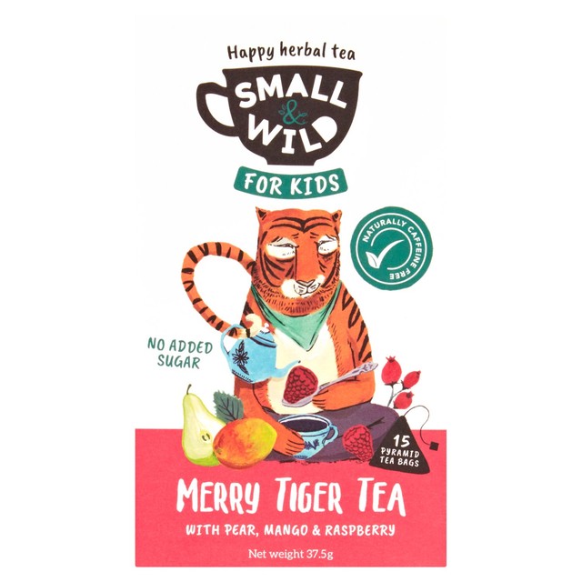 Small & Wild Merry Tiger kids herbal tea 15 tea bags (British brand)
