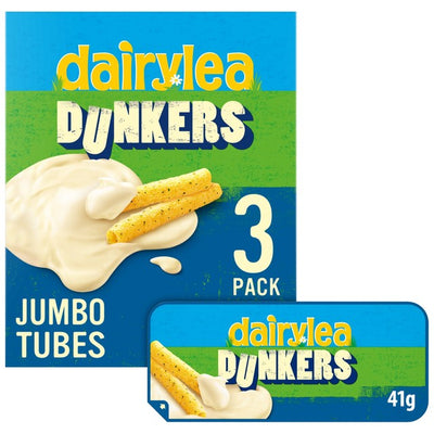M&S Dairylea Dunkers Jumbo Tubes Cheese Dip 3 x 41g- Buy online at McGrocer