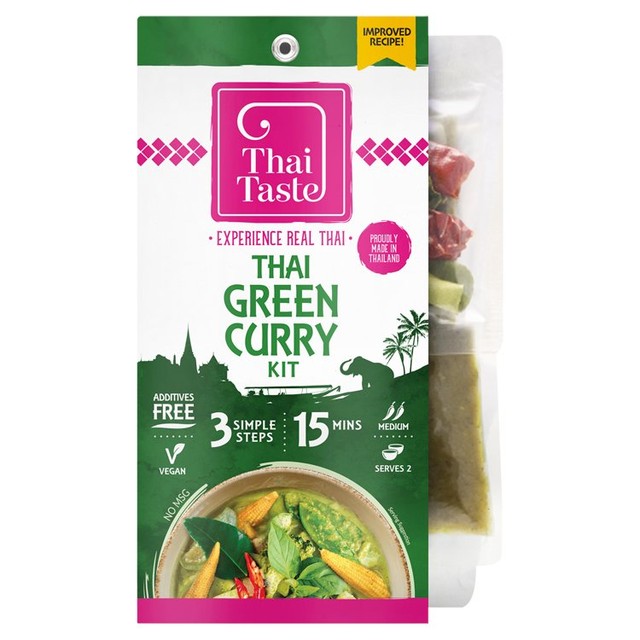 Thai Taste green curry kit 224g (British brand)