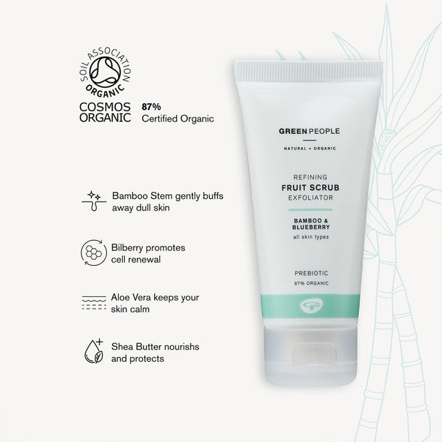 Green People Organic Fruit Exfoliating Scrub 50ml, UK version
