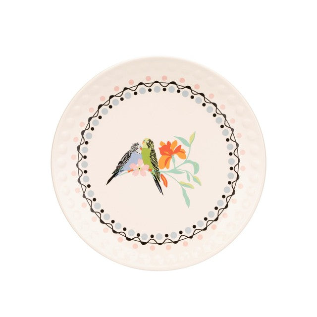 Cath Kidston Paper Birds side plate stoneware 20.5cm - British product