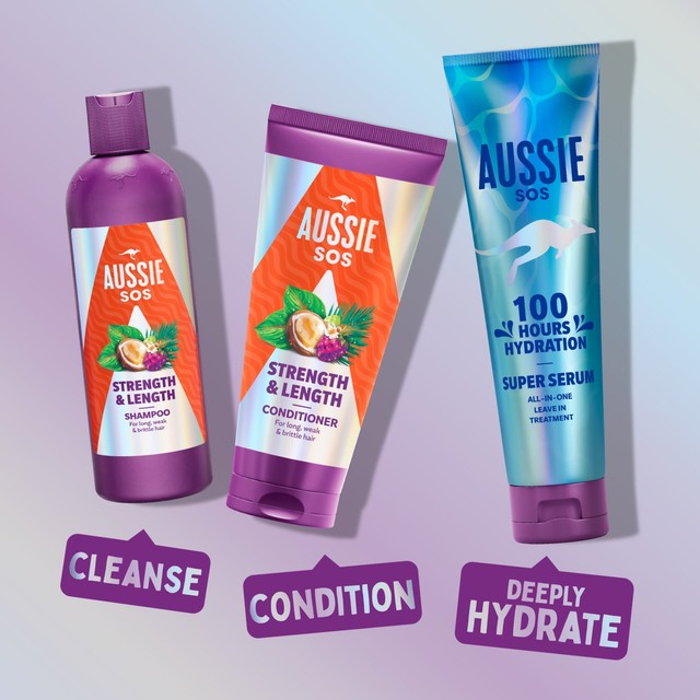 Aussie SOS Strength & Length hair conditioner 200ml - British product