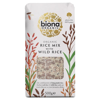 M&S Biona Organic Rice Mix with Wild Rice 500g- Buy online at McGrocer