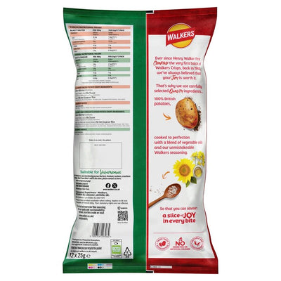 Walkers Ready Salted und Salt & Vinegar Multipack Kartoffelchips 12er Packung