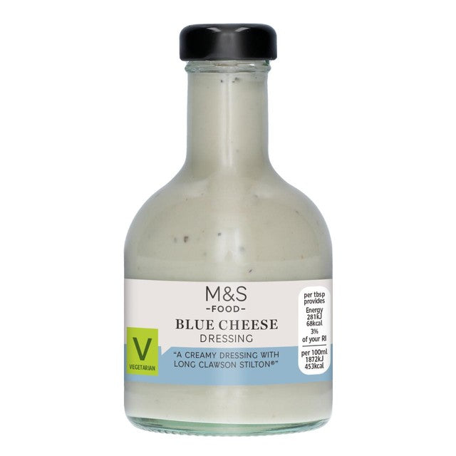 M&S Blue Cheese Dressing 235ml, imported from the UK