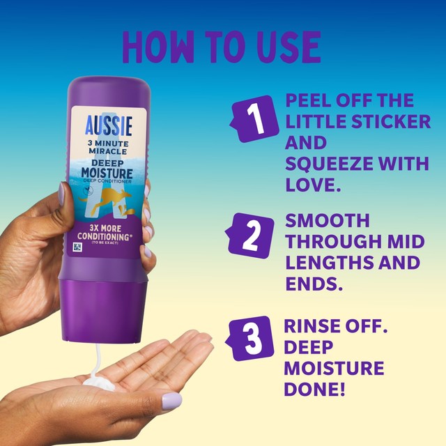 Aussie 3 Minute Miracle Moist Hair Mask 250ml - British product
