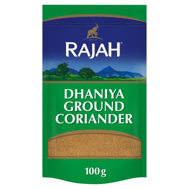 Rajah Ground Coriander Spice Powder 100g, imported from the UK