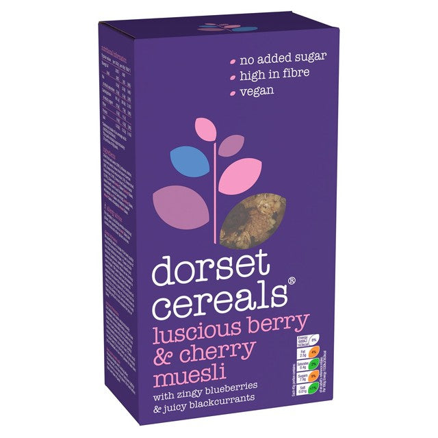 Dorset Cereals Luscious Berry and Cherry Muesli 600g - British product