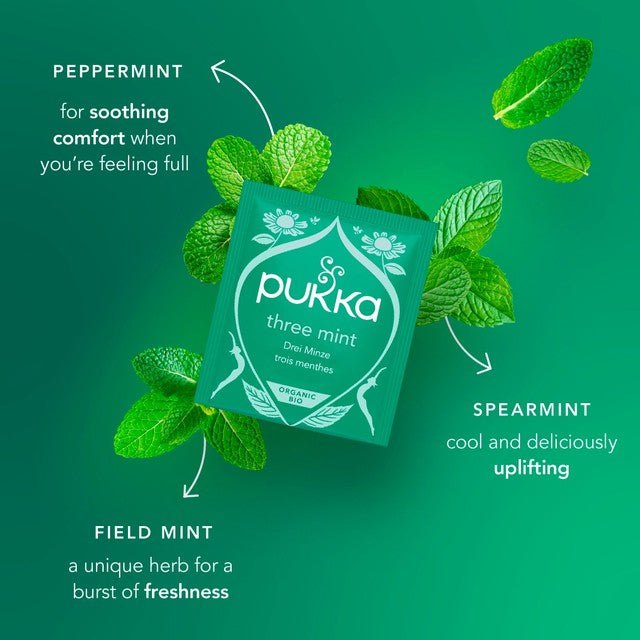 Pukka Organic Digest Collection herbal tea bags - British product