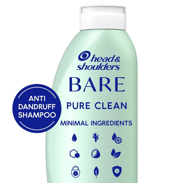 Head & Shoulders Bare Pure Clean Shampoo 400ml, UK version