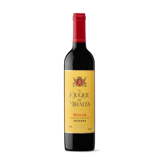 M&S El Duque Reserva Red Wine 75cl, imported from the UK