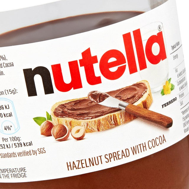 Nutella hazelnut chocolate spread 200g, imported from the UK