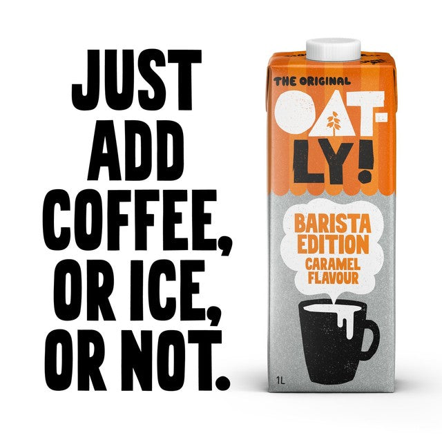 Oatly Barista Caramel oat drink 1L, UK version