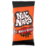 Nik Naks spicy snacks 6 x 20g multipack, imported from the UK