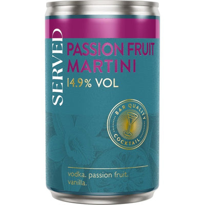 M&S Served Passion Fruit Martini Pre-Mixed Cocktail 125ml- Buy online at McGrocer
