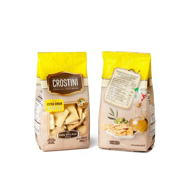 Pan Ducale Crostini with extra virgin olive oil 200g, imported from the UK