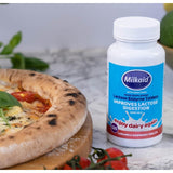 Milkaid raspberry flavour lactase chewable tablets 120 tablets, imported from the UK